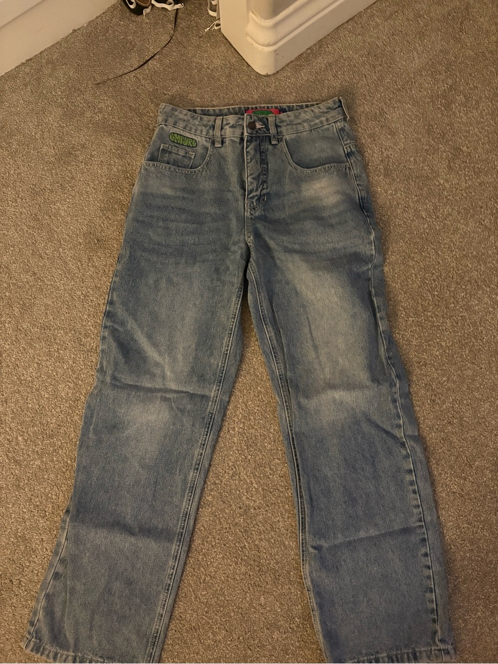 Empyre Light Blue Wide-Leg Jeans Baggy Fit - Casual Everyday Style